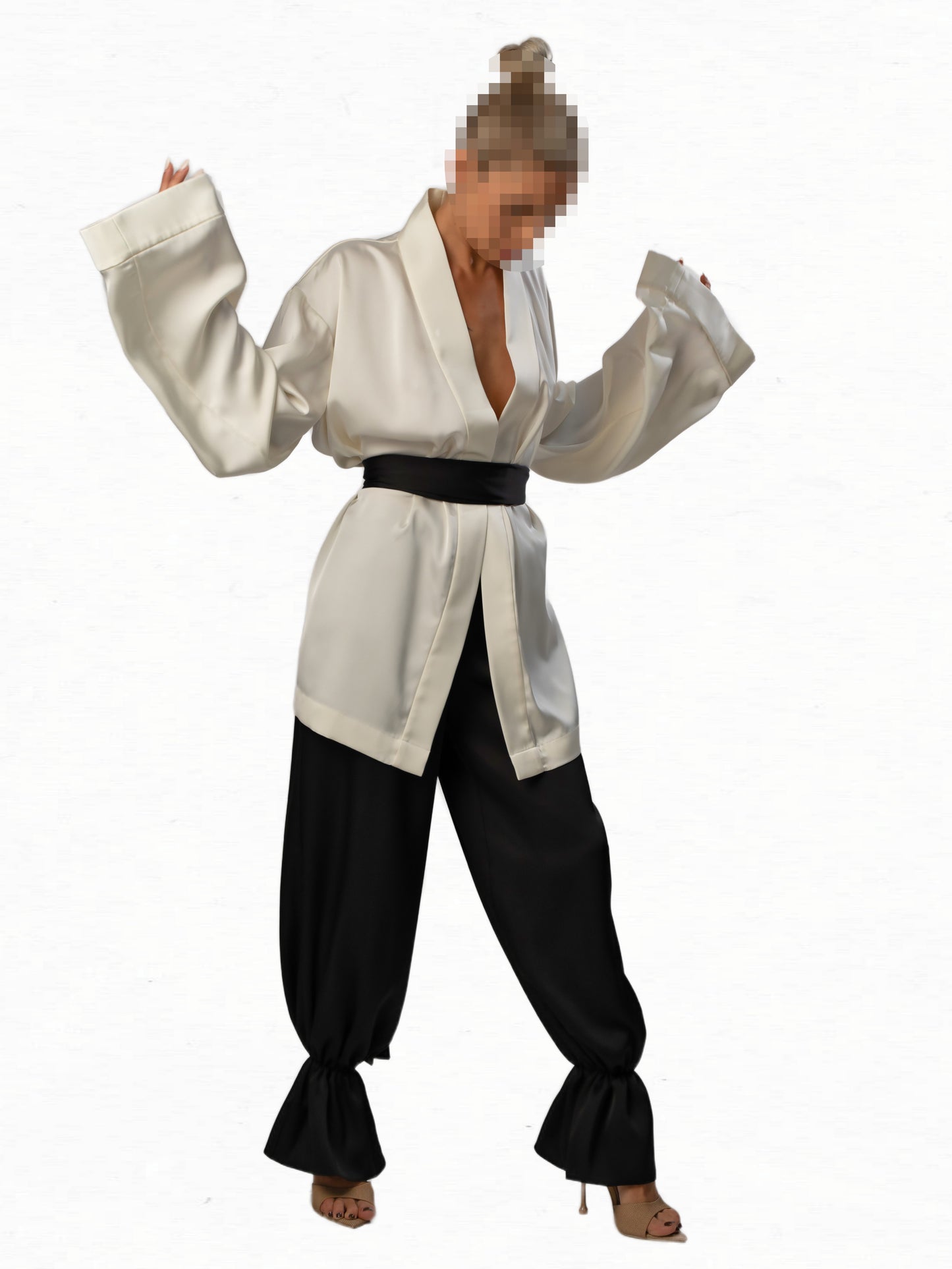 belted kimono classic