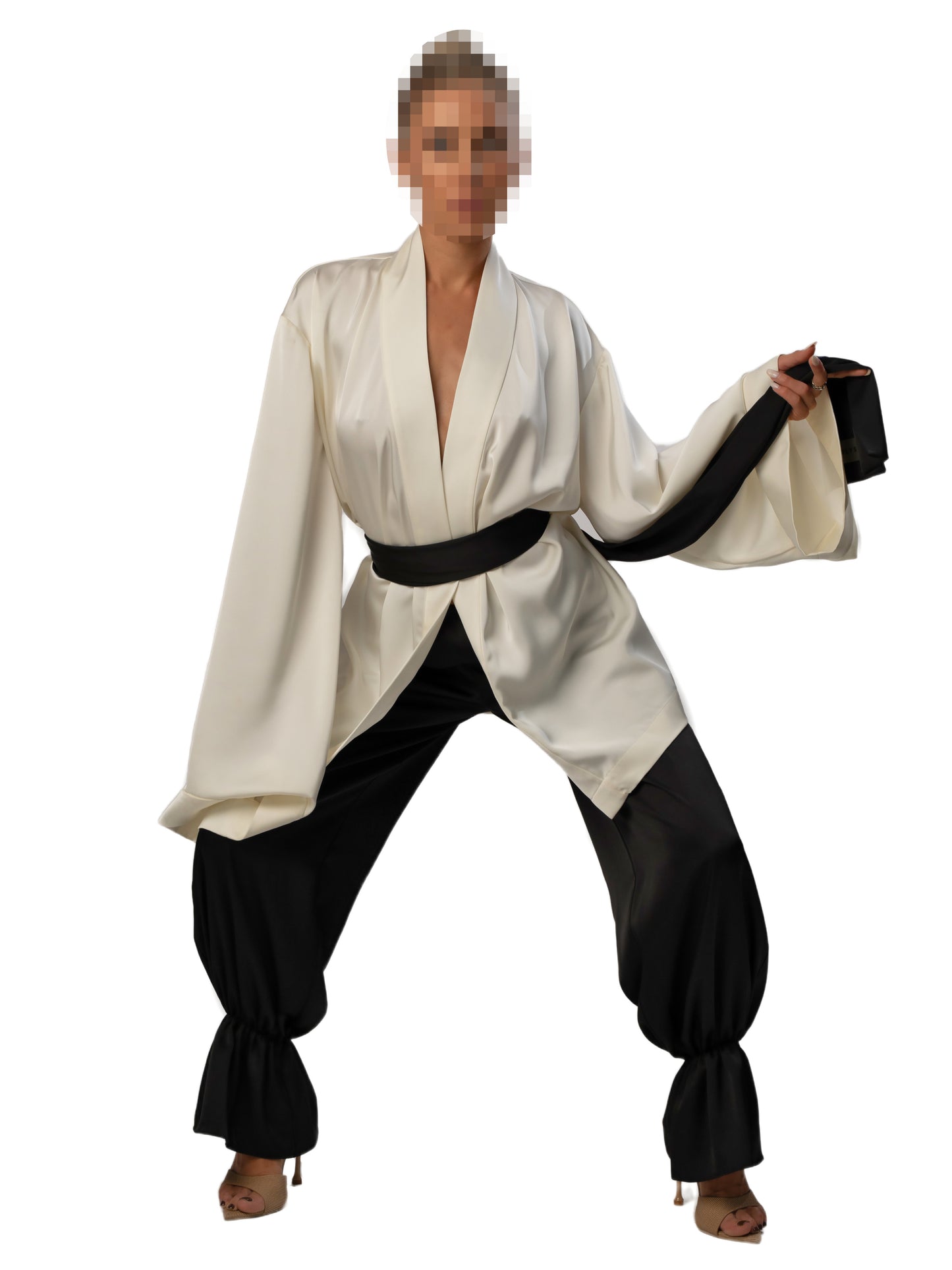 belted kimono classic