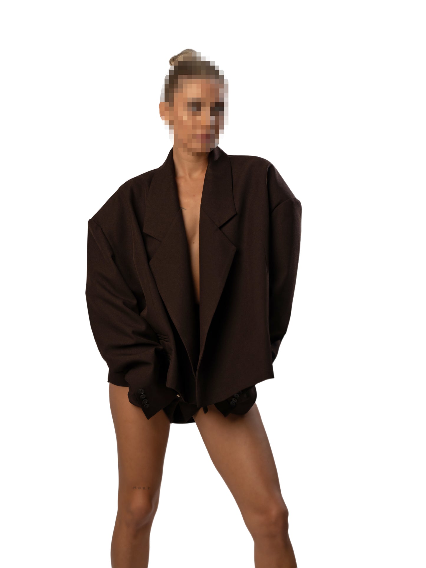 no gender oversized blazer