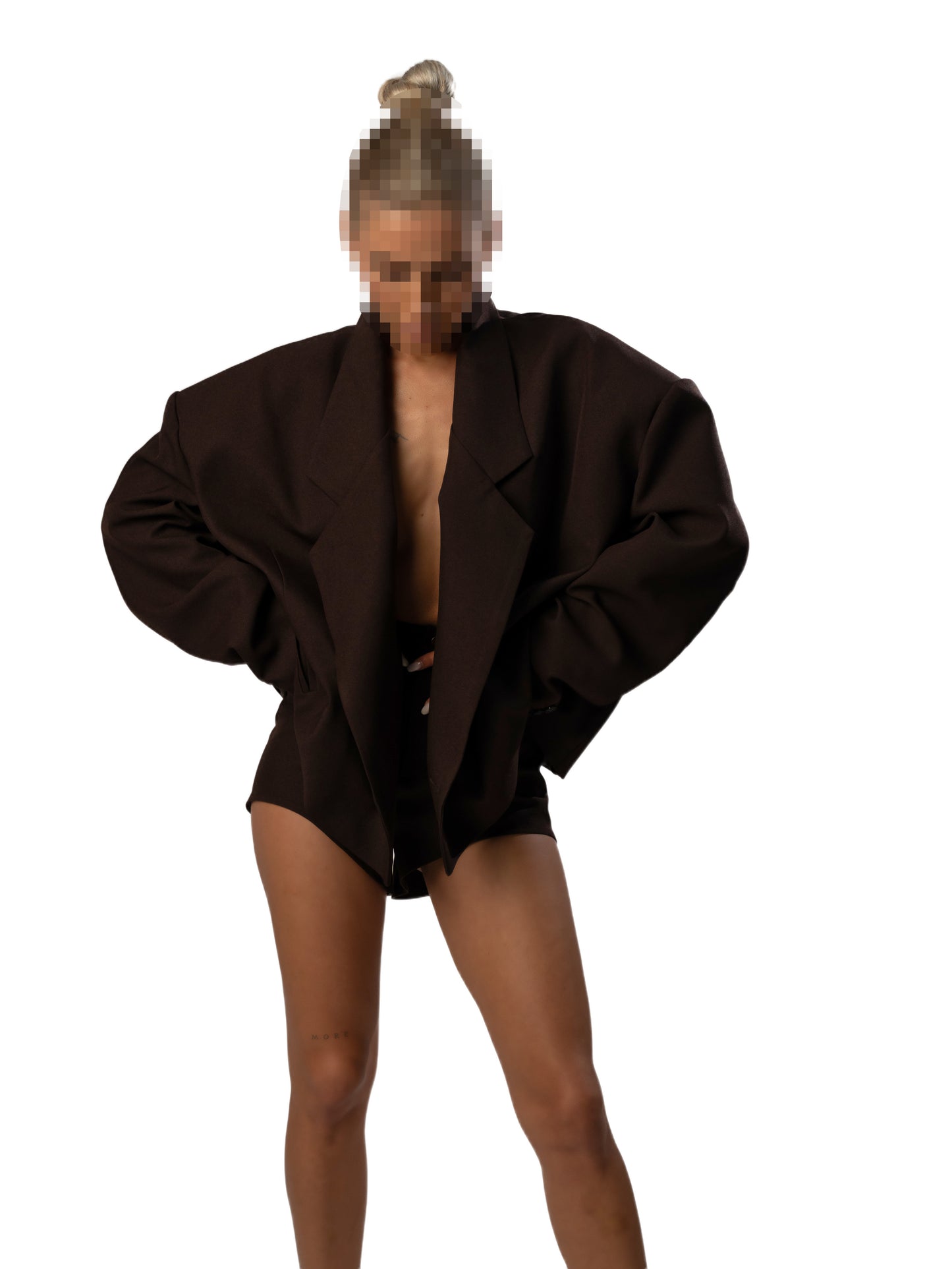 no gender oversized blazer